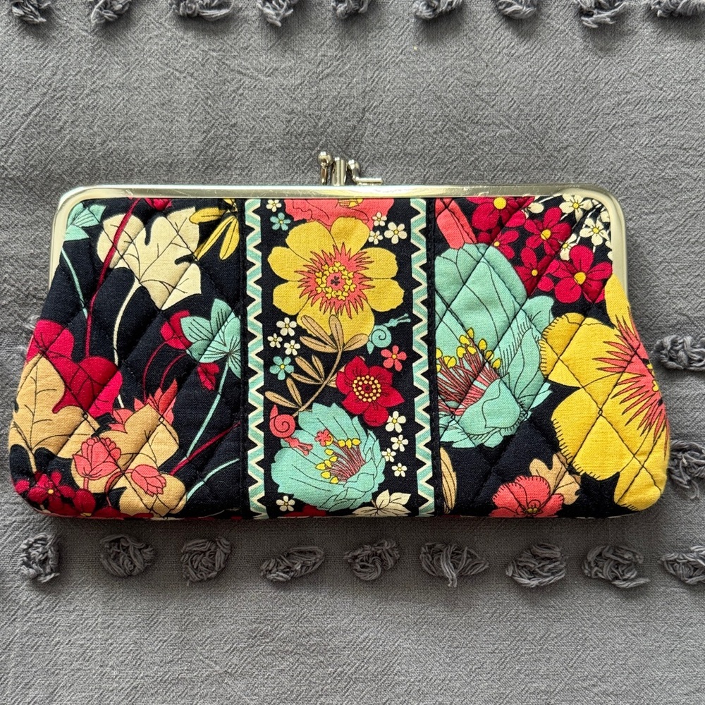 Vera Bradley Floral Clutch Wallet